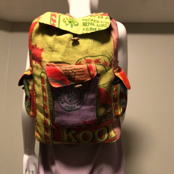 Jute Back pack - Picture 1 of 10